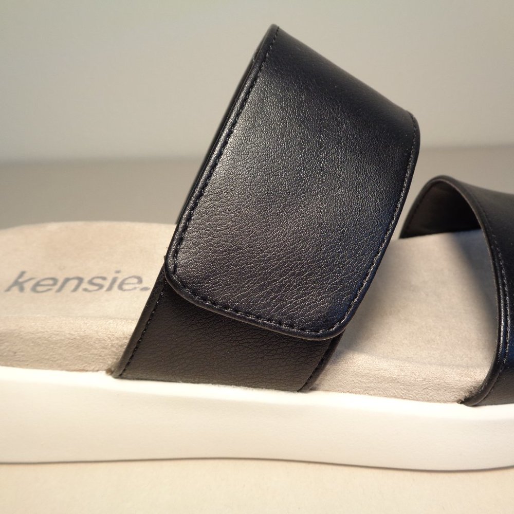 Kensie Size 10 M JIPSY Black Adjustable Sandals New Women's Shoes - Picture 4 of 16